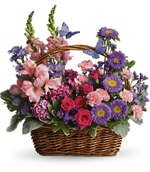 Country Basket Blooms from Carl Johnsen Florist in Beaumont, TX